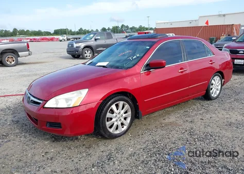 2007 Honda Accord 3.0 Ex из США, поврежденный, VIN 1HGCM668X7A066255